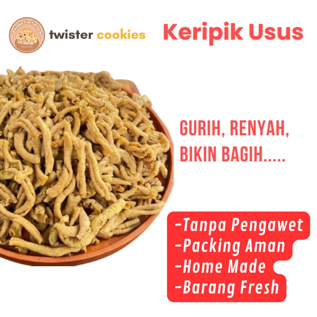 

USUS KRISPI ORIGINAL KERIPIK USUS AYAM KRIUK