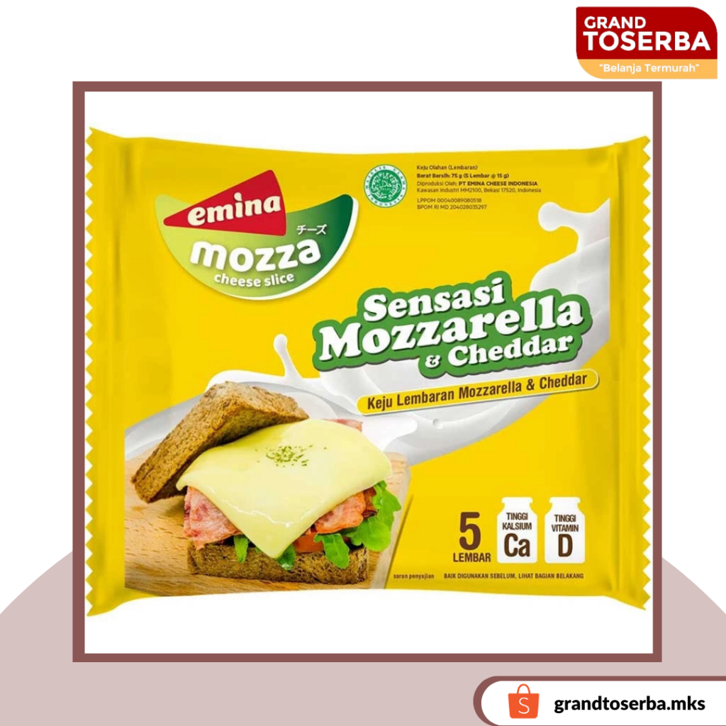 

Emina Slice Cheese Mozza 5 x 15 g