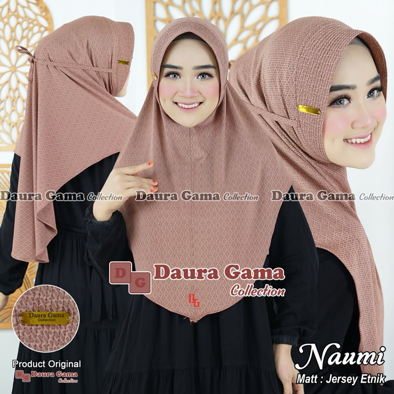 (ZaarAisy) Hijab instan| Daura Gama| Naumi| Hijab premium| Termurah| pad| Original