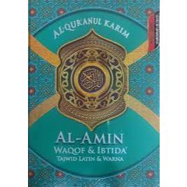 Gramedia Mall Pekanbaru (Original) AL QURAN MUSHAF AL AMIN WAQOF IBTIDA TAJWID WARNA A4 HC