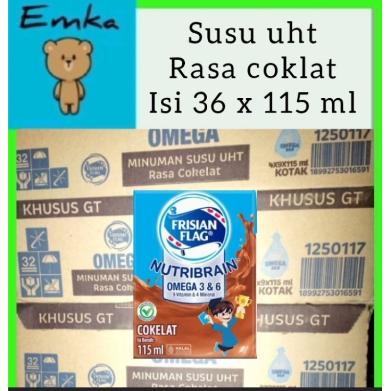 

Frisian flag omega susu uht chocolate 36 x 115 ml