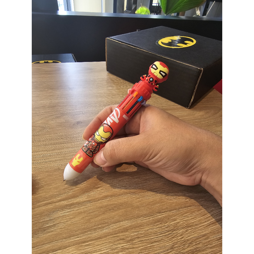 

Pulpen Iron man Balpoin tema marvel pulpen tema superhero