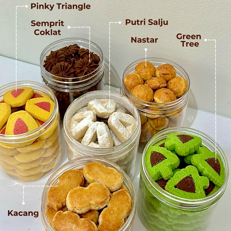 

Kue Kering Lebaran | Idul Fitri Cookies in Jar | Kue Nastar/Salju/Kacang | HAMPERS KUE LEBARAN IDUL FITRI 2025