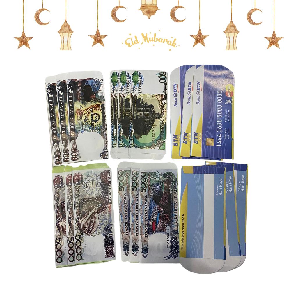 

AMPLOP/ANGPAU LEBARAN IDUL FITRI MOTIF UANG TERBARU UKURAN PANJANG/ AMPLOP MURAH TERBARU