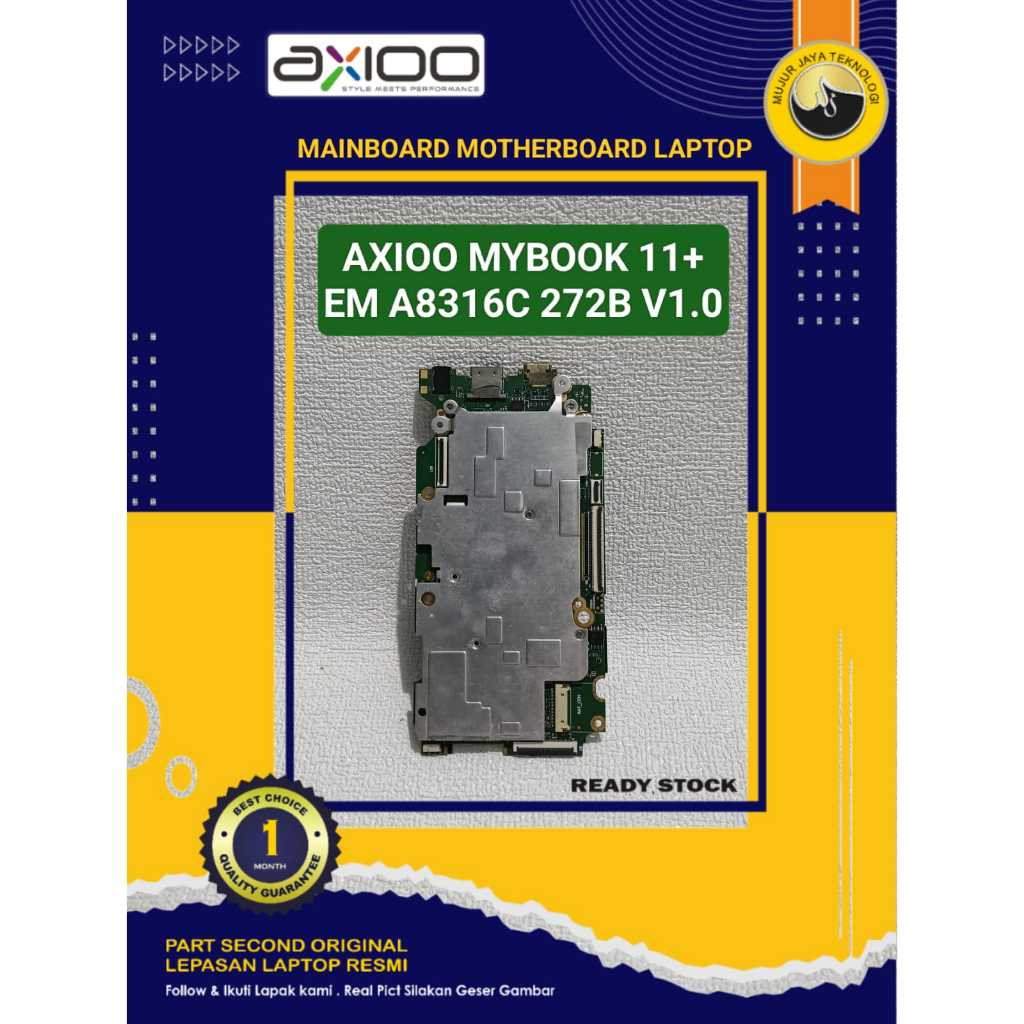 Mainboard Motherboard Mesin Laptop AXIOO MYBOOK 11+  EM_A8316C_272B_V1.0 N3350 3GB Second Original