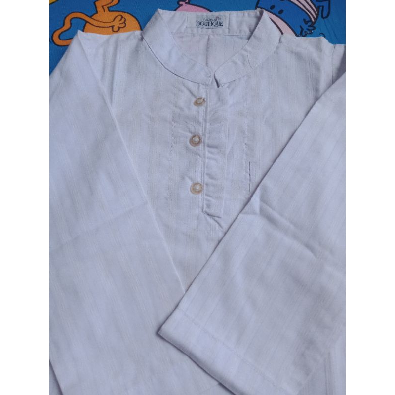 gamis putih anak preloved