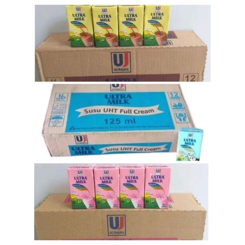 

Grosir Susu Ultra Full Cream (1 dus 125ml, 40pcs) putih,coklat, strawberry