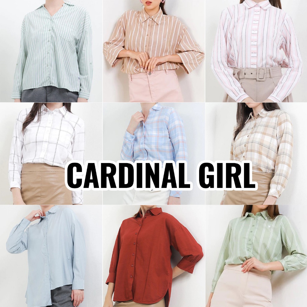 CARDINAL GIRL KEMEJA BLOUSE WANITA GAKAD GANAD TUNIK