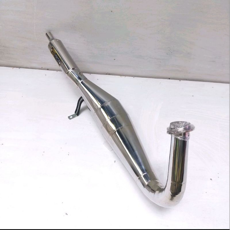 knalpot kolong telo 3v3 rx king chrome