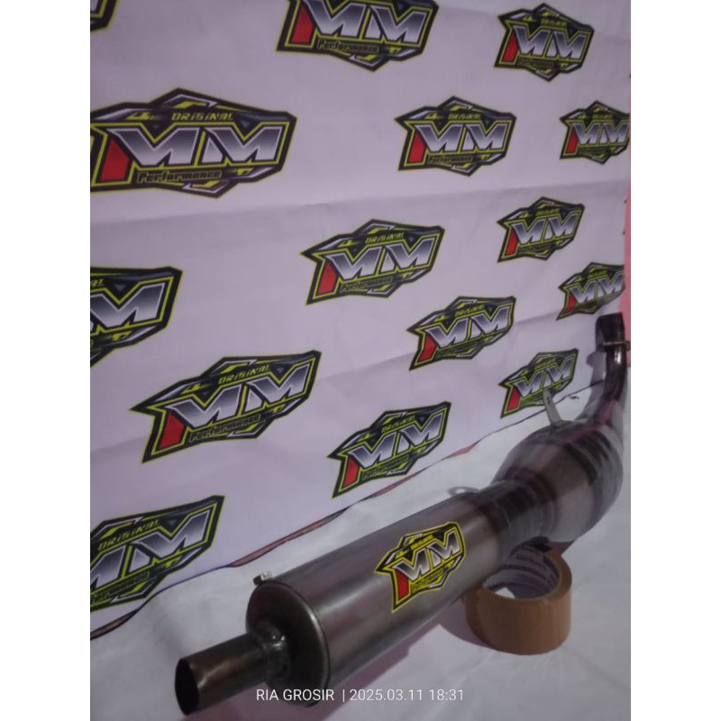 PROMO!!!KNALPOT RACING YAMAHA 2 TAK FIZR/F1ZR/Force1 Drag Plat Karat Garing Gemerincing Termurah Ter