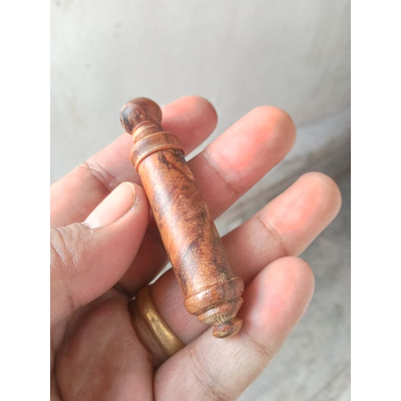 BANDOL KALUNG DARI KAYU GAHARU ASLI KALIMANTAN