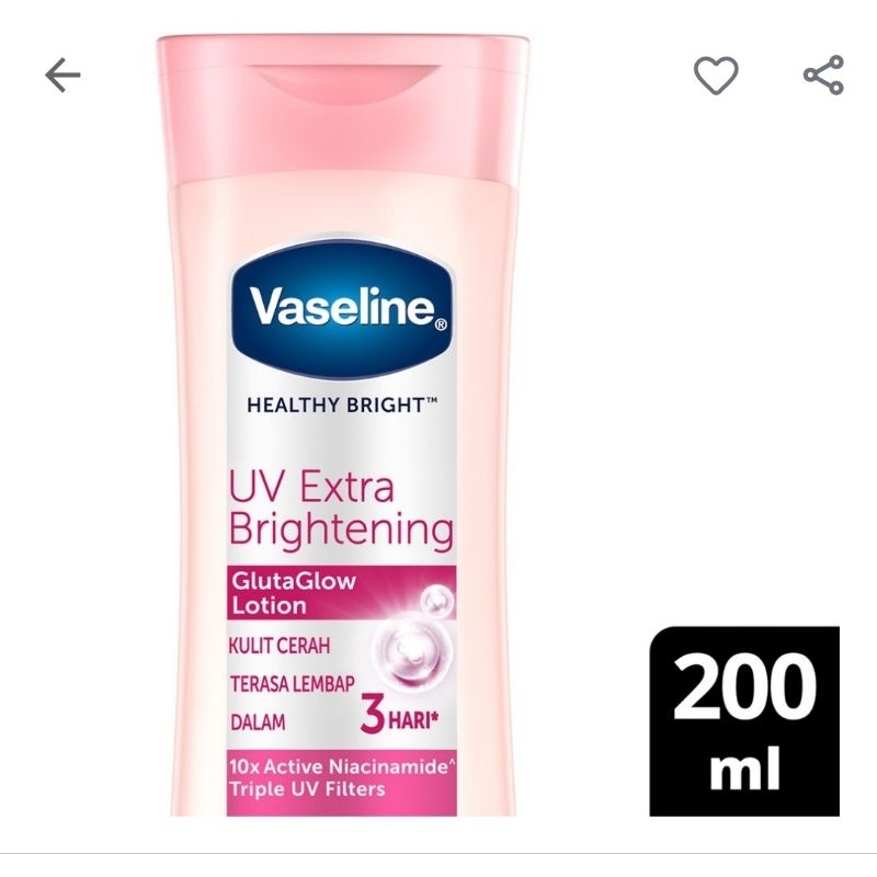 Vaseline hand body 200ml