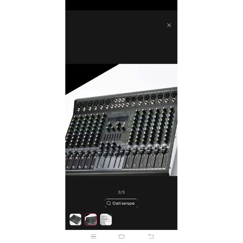 MIXER ASHLEY MDX 12 CHANEL ORIGINAL BARU