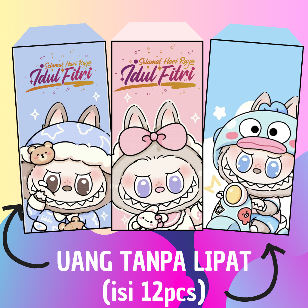 

AMPLOP LEBARAN KARAKTER LABUBU VIRAL ISI 12 PCS / AMPLOP ANGPAO LEBARAN IDUL FITRI 2025 BESAR ISLAMI / EID MUBARAK / AMPLOP LEBARAN / AMPLOP IDUL FITRI GLOSSY TEBAL / EID ENVELOPE / AMPLOP ESTETIK 2025 / IDUL FITRI CUTE RUSTIC TERBARU / MARHABAN YA RAMADH