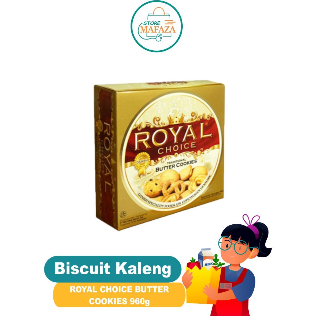 

ROYAL Biscuit Kaleng ROYAL CHOICE BUTTER COOKIES 960g