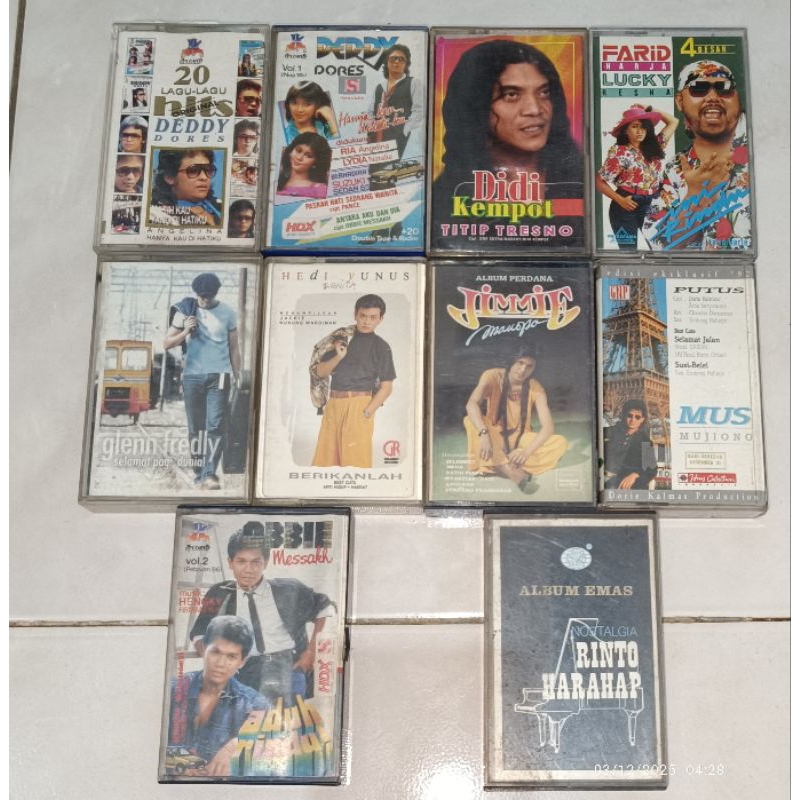 kaset pita DEDDY DORES-20 Lagu Lagu Hits / DEDDY DORES-Hanya Kau Di Hatiku / DIDI KEMPOT-Titip Tresn