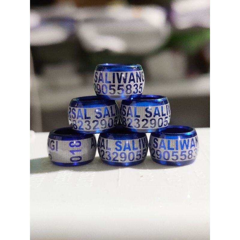 Ring merpati model donat blok