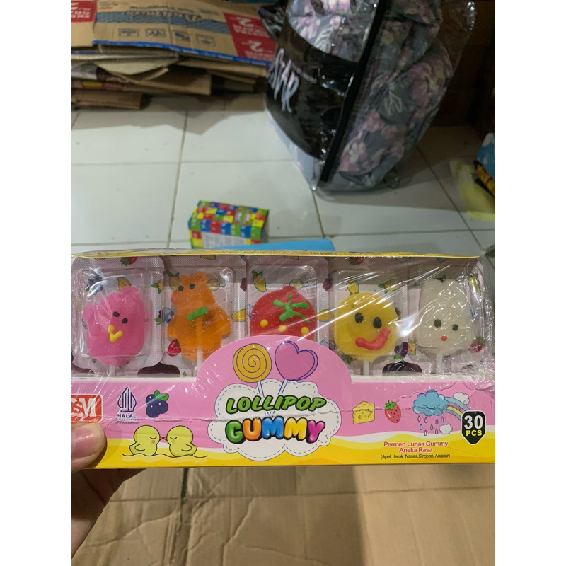 

lollipop gummy permen lunak aneka rasa