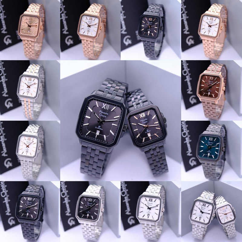 JAM TANGAN PRIA WANITA COUPLE ALEXANDRE CHRISTIE AC8687 / AC 8687 / AC8704 / AC 8704 ORIGINAL