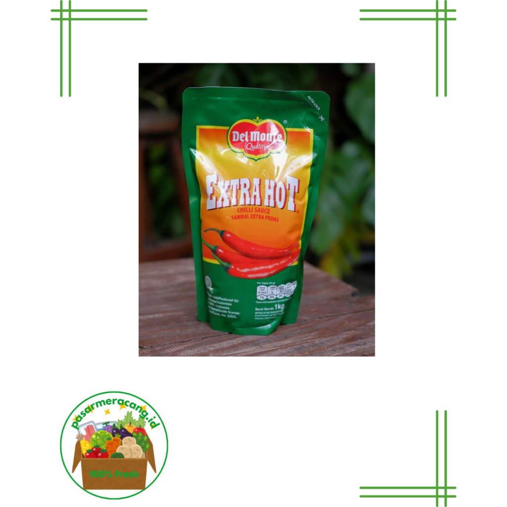 

Delmonte Saus Extra Hot Chilli 140gr dan 1000 gr