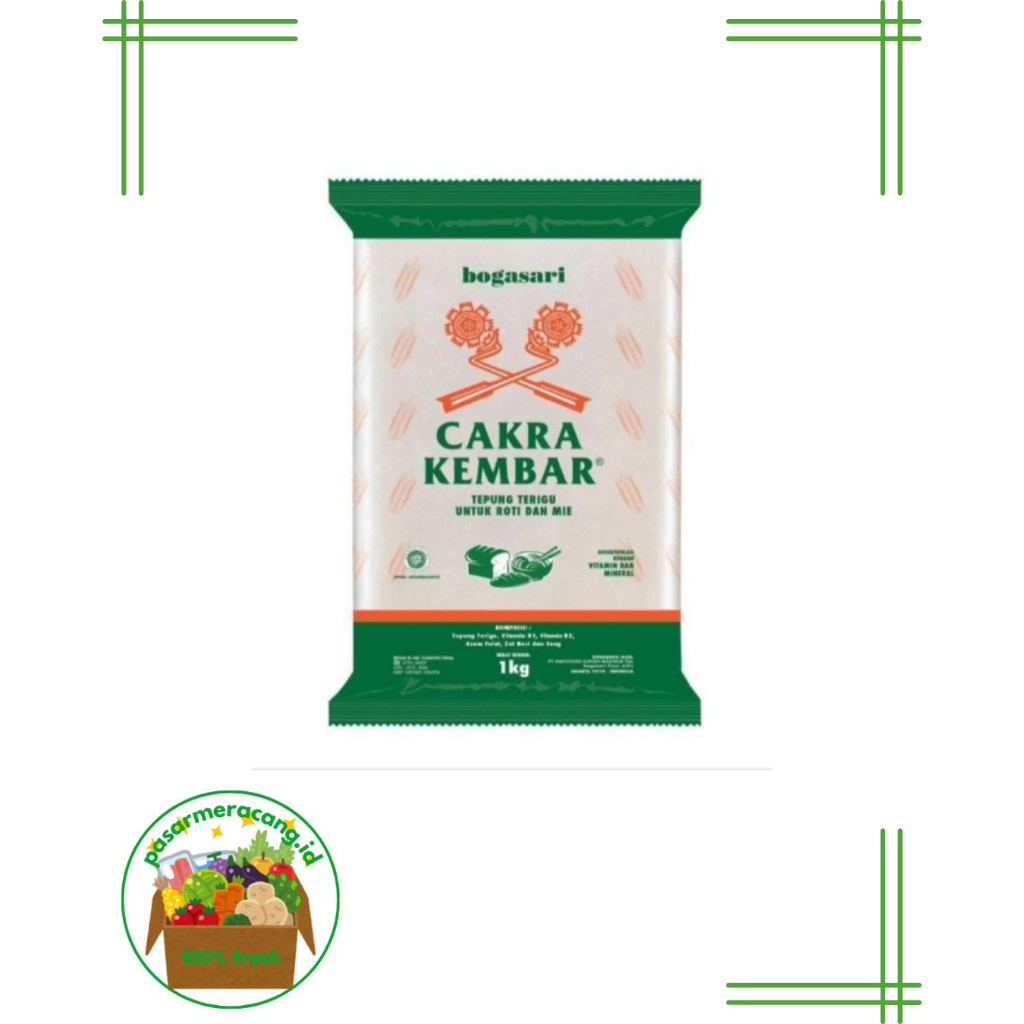 

Tepung Terigu Cakra Kembar Econo Pack 1 kg