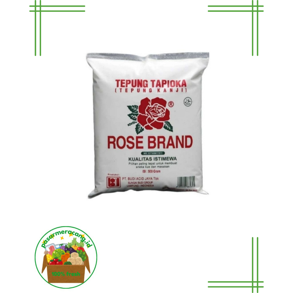 

Tepung Tapioka Rose Brand 500 Gr