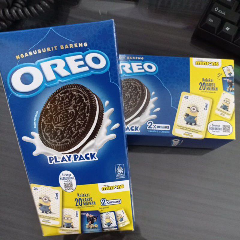 

Oreo playpack minion 239,2 gr (2×119,6g)