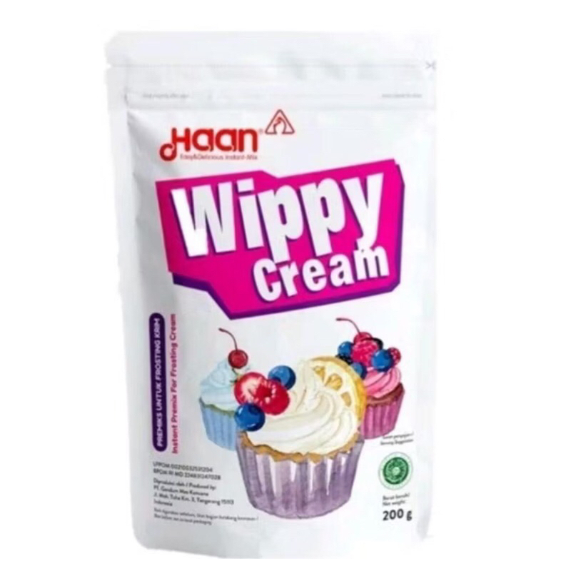 

HAAN WIPPY CREAM 200 gr EXP 2026