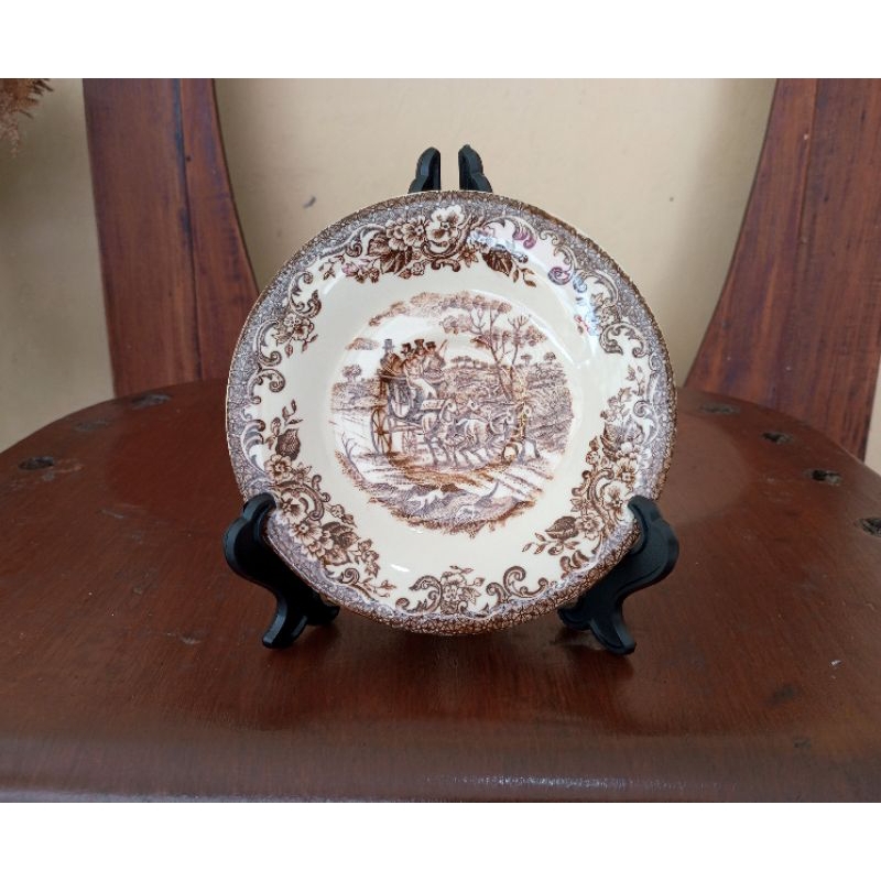 Cangkir Keramik Jadul Antik Merk OXFORD JOHNSON lawas Tua Kuno Retro