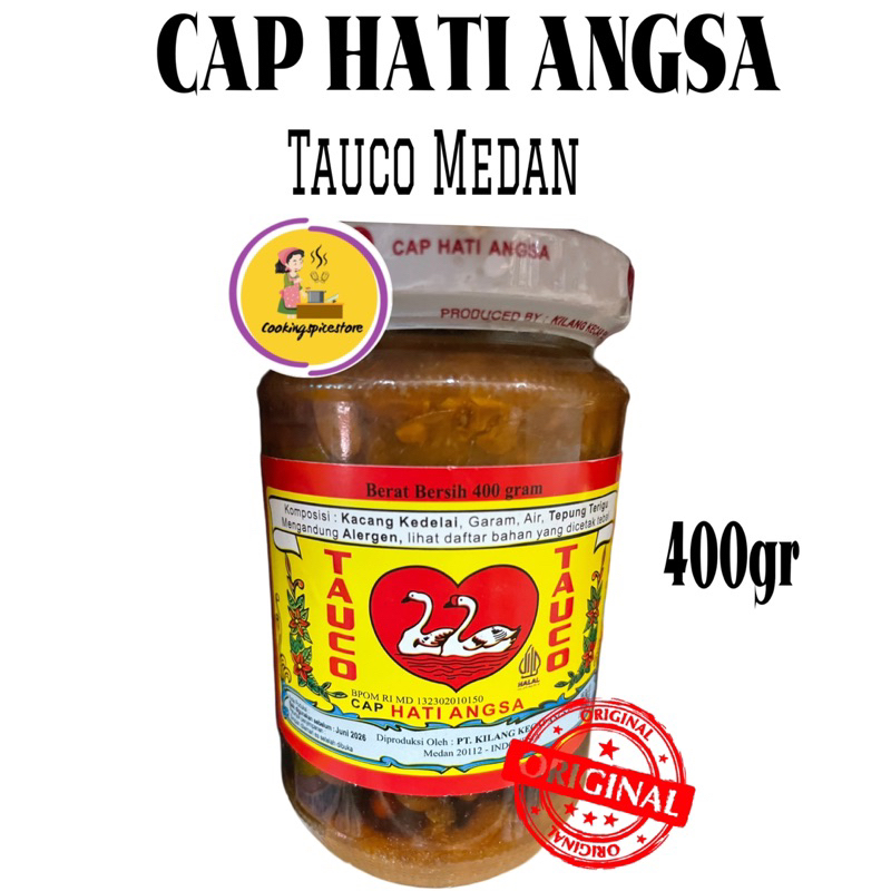 

Tauco Medan Cap Hati Angsa - 400 gr fermented soy bean