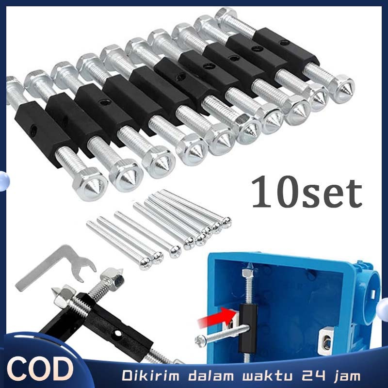 Baut Saklar Baut Stop Kontak Dinding Sekrup Saklar Set 86mm Baud Saklar
