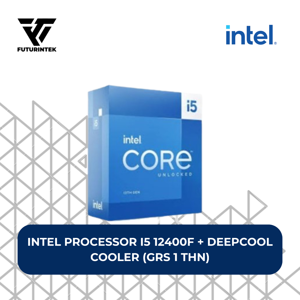 INTEL Processor i5 12400F + Deepcool Cooler