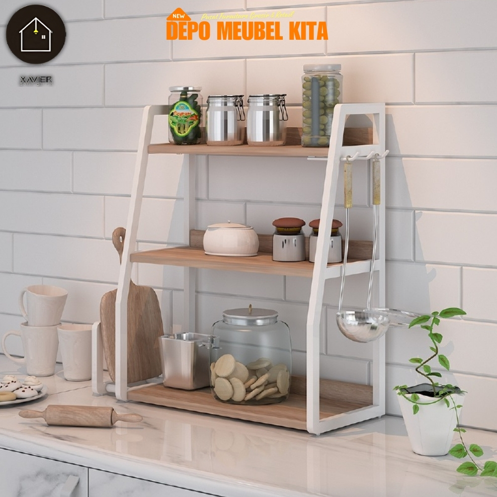 XAVIER CLARA (Rak Dapur Serbaguna / Rak Bumbu)