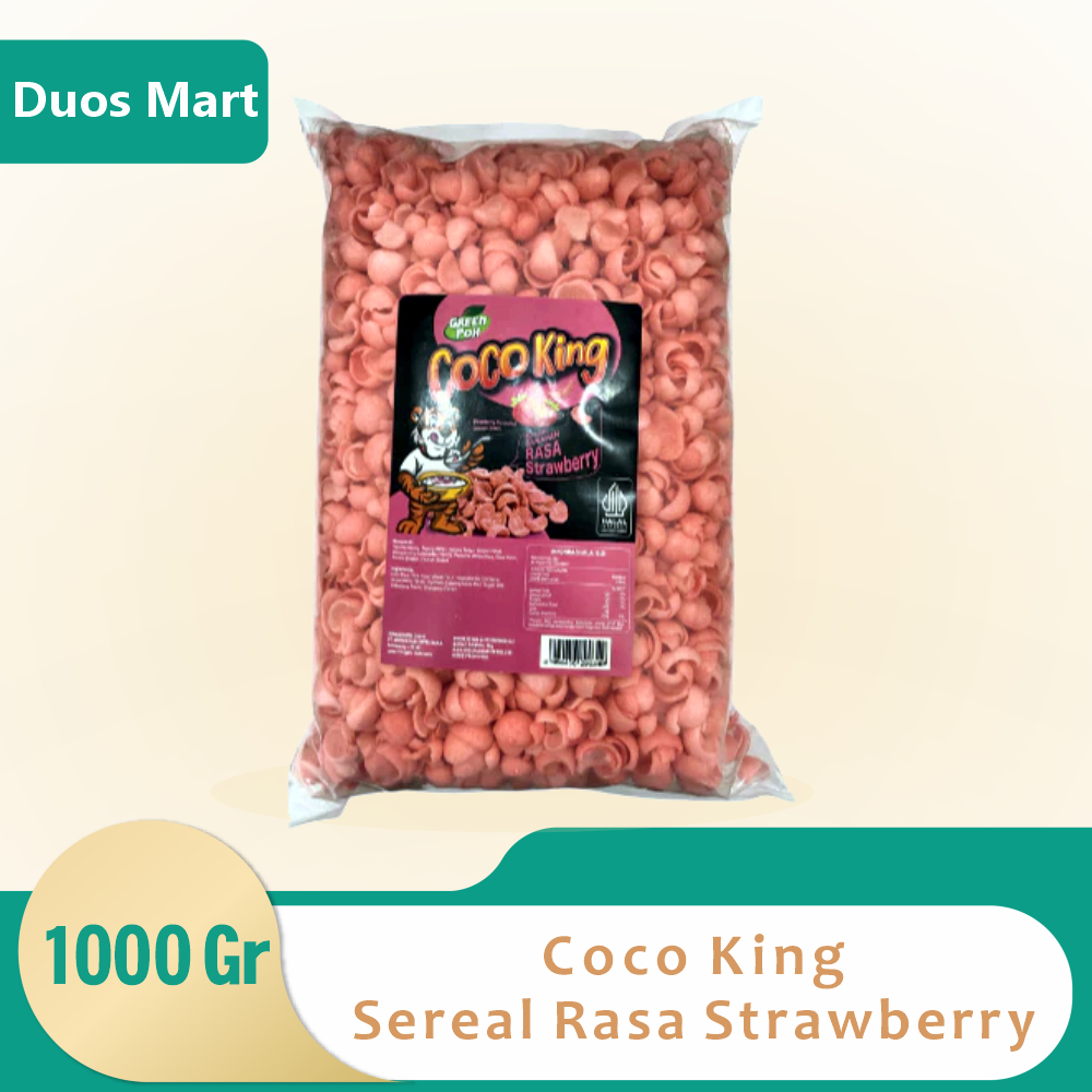 

Coco King Makanan Ringan Sereal Rasa Strawberry 1 kg