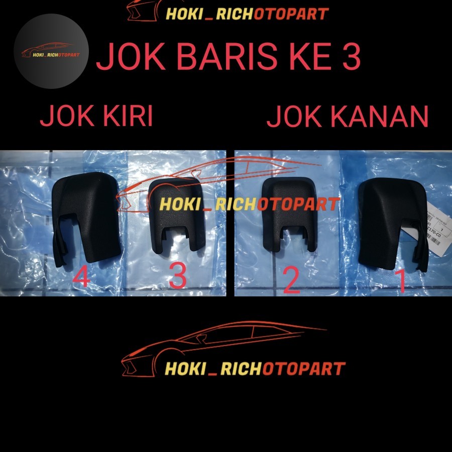 Cover Tutup Bawah kaki Jok Belakang baris ke 3 AVANZA  VELOZ 2023 UP original harga satuan