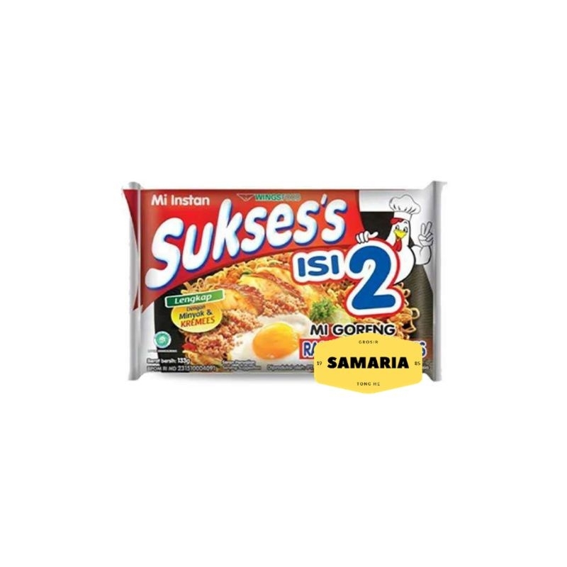 

Suksess Mi Instant Goreng Isi 2 Rasa Ayam Kremes