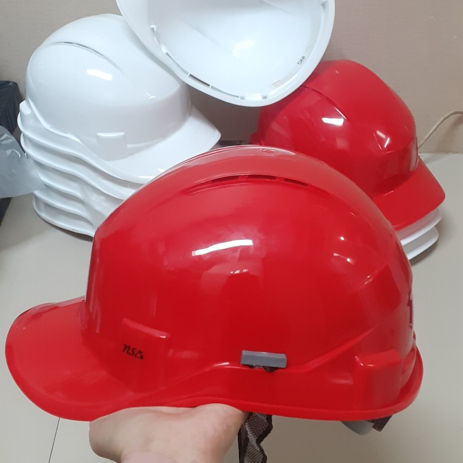 Helm Safety Proyek NSA / Venitex Diamond V (Baseball Cup) SNI - merah