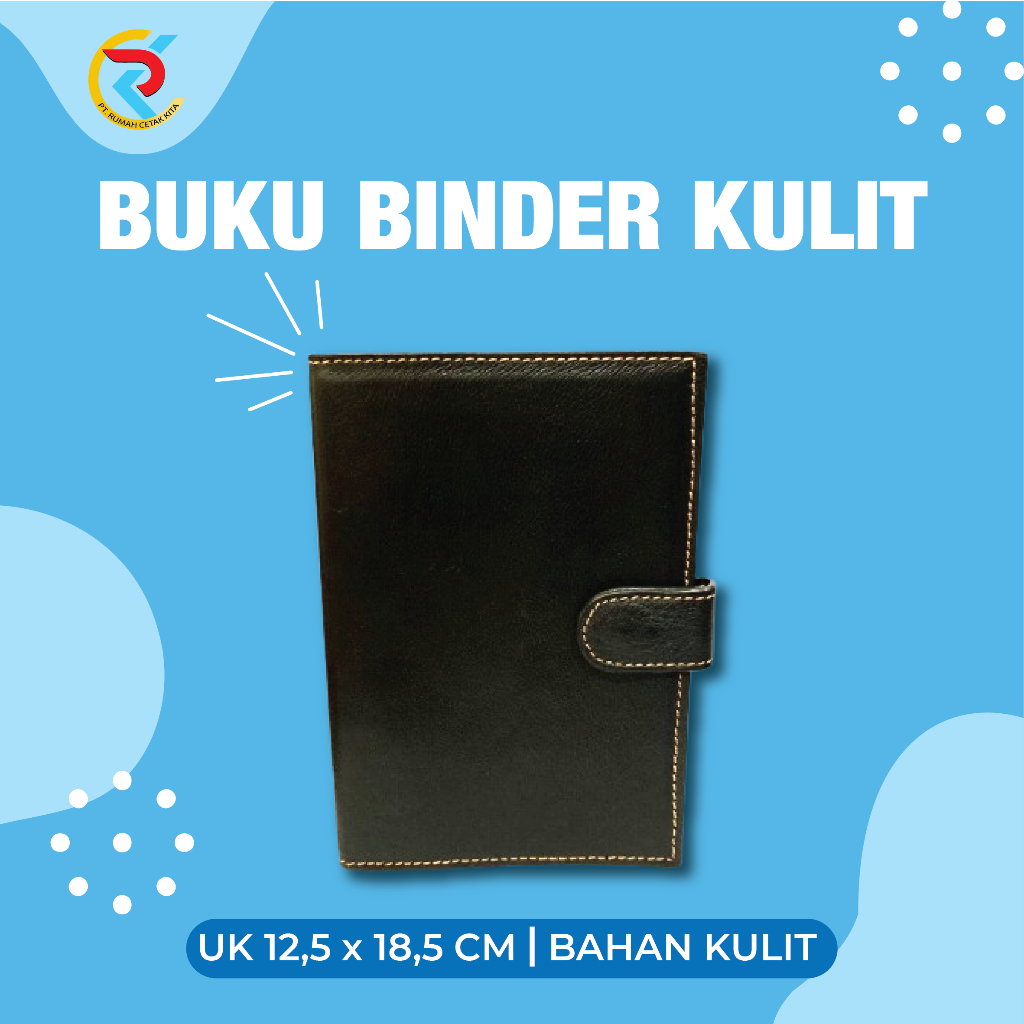 

Buku Binder Berbahan Kulit- Alat Tulis Kantor