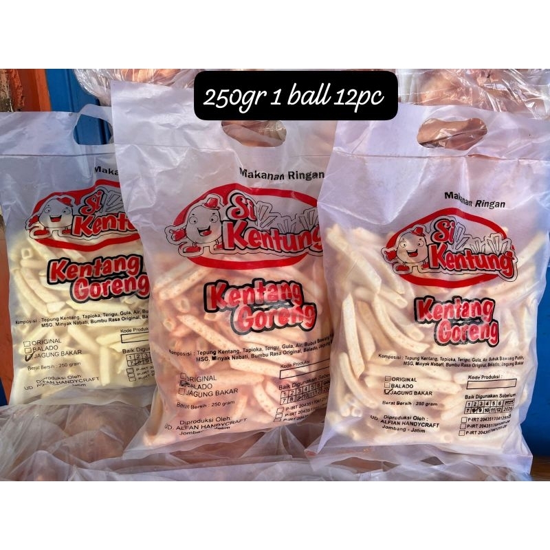 

Ready!! kentang goreng pack jumbo 250gr