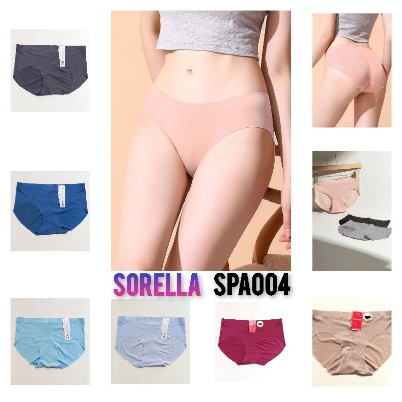 SPA004 panty celana dalam sorella seamless midi XL