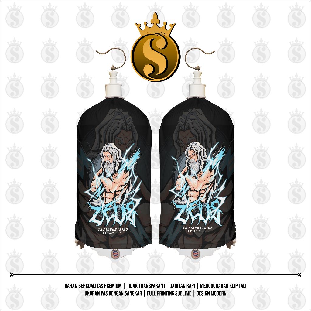 KERODONG FULL PRINTING SANGKAR LOVEBIRD - ZEUS