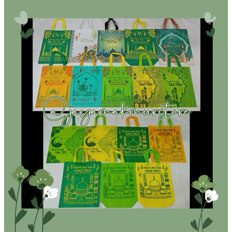 

GODDIE BAG IDUL FITRI / TAS HAMPER LEBARAN IDULFITRI / TAS PARCEL EID MUBARAK / GOODIE BAG HANDLE / GIF672538