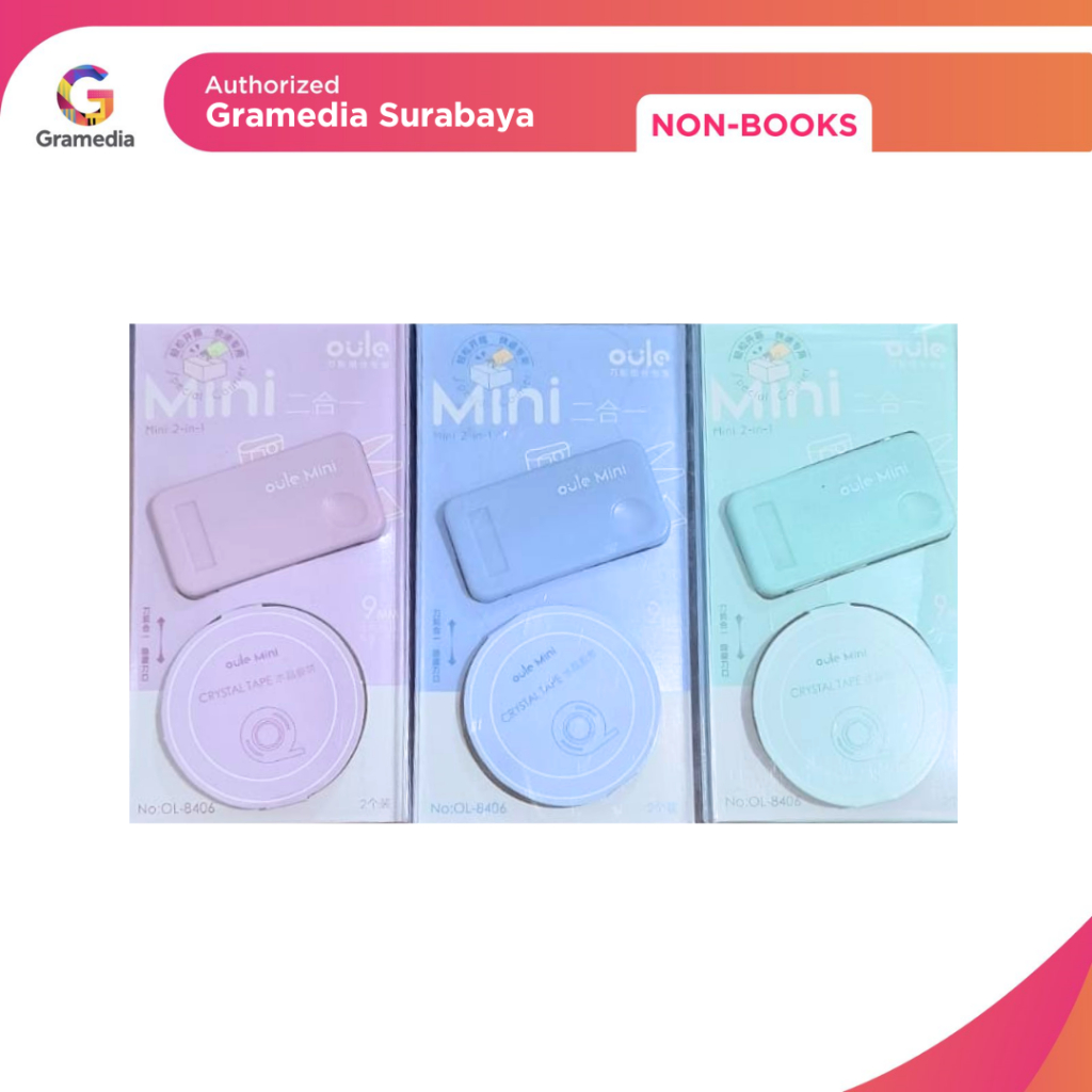 

Gramedia Surabaya - Kako Cutter Mini Tape Set2/12 OL-8406