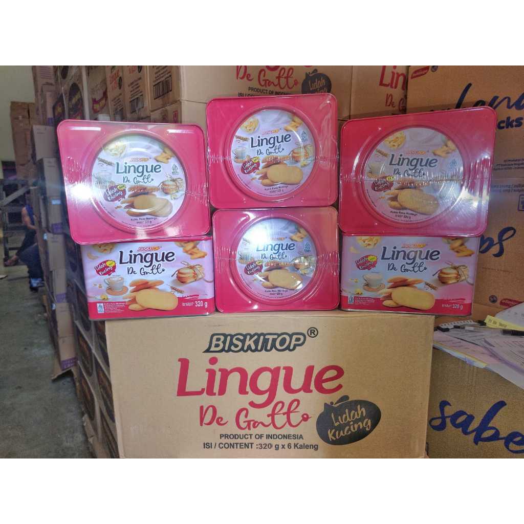 

Biskitop Lingue De Gratto/Lidah Kucing - 1 Dus Isi 6