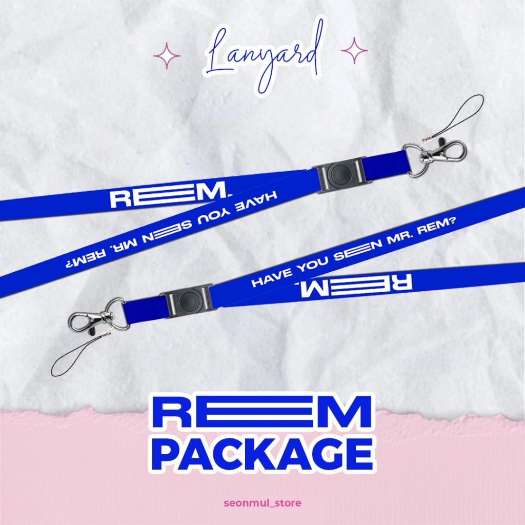 

LANYARD REM "HAVE U SEEN MR.REM" (REM PACKAGE) / TALI HP CAHOL PC CARD HOLDER