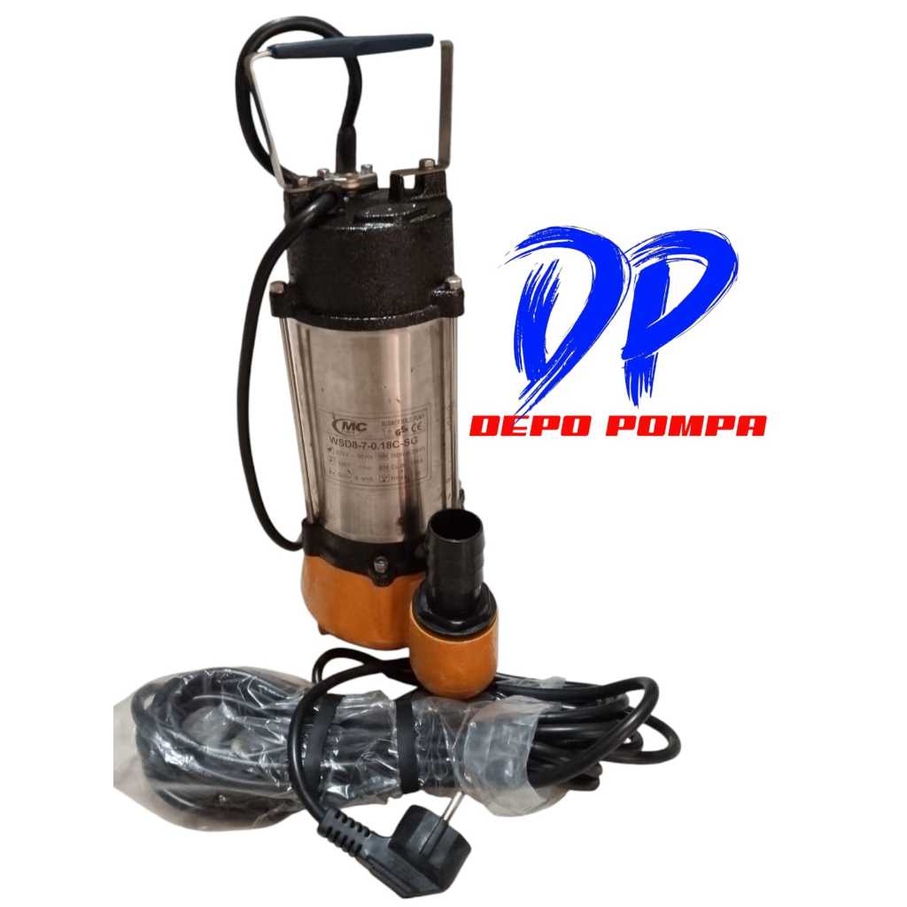 Pompa Celup Air Stainles WSD-8-7-0,18C/Submersible MC PUMP WSD-8-7-0,18C