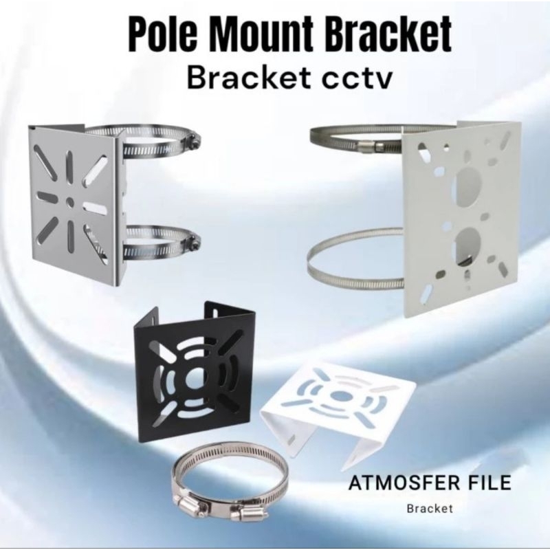 BRACKET CCTV TIANG POLE MOUNTING/ BRACKET CCTV OUTDOOR