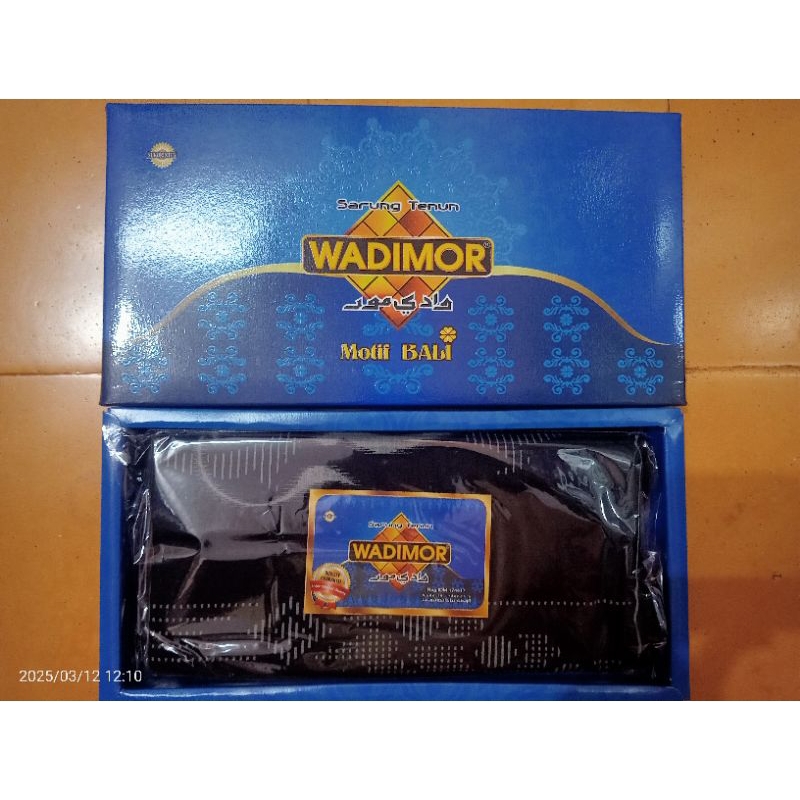 SARUNG TENUN WADIMOR HUJAN GERIMIS, SULAM, BORDIR