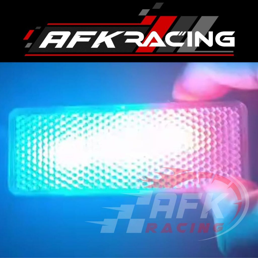 lampu rem led stop tambahan variasi running kedip lampu mata kucing motor rgb import lampu stop runn