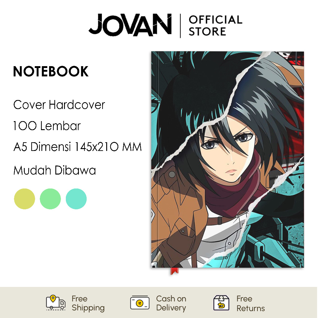 

Notebook Hardcover Custom Attack On Titan 20 Buku Tulis Catatan Note Agenda Planner Jurnal Diary Notebook Anime